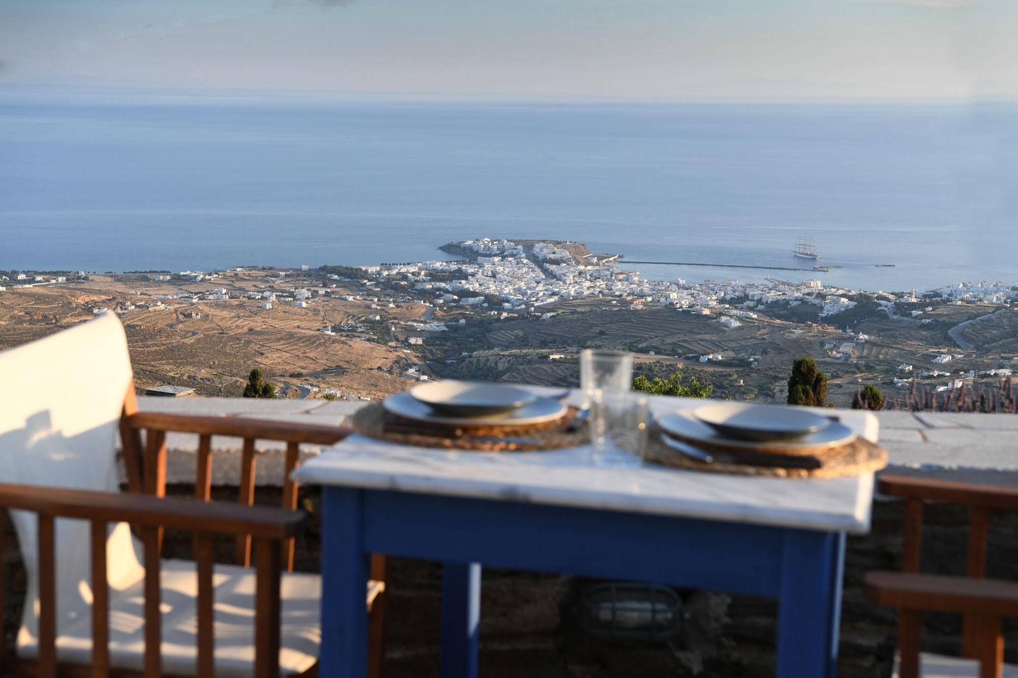 Tinos Sky View Villa Arnados Екстериор снимка